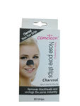 Buy Cameleon Deep Cleansing Nose Pore Strips (Charcoal) 10 pc - Purplle