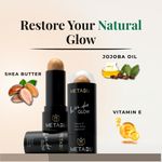 Buy Metabu Wonder Glow Highlighter Stick with Vitamin E, Jojoba Oil & Shea Butter - Golden Ember&nbsp; 8 gm - Purplle