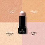 Buy Metabu Wonder Glow Highlighter Stick with Vitamin E, Jojoba Oil & Shea Butter - Golden Ember&nbsp; 8 gm - Purplle