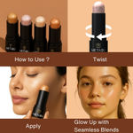 Buy Metabu Wonder Glow Highlighter Stick with Vitamin E, Jojoba Oil & Shea Butter&nbsp;- Rose Mist 8 gm - Purplle