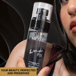 Buy Metabu Wonder Makeup Fixer Spray with Vitamin E & Rose Water – 80ml | Long-Lasting 12H Hold | Matte Finish | Hydrating & Lightweight Setting Spray for All Skin Types 80 ml - Purplle