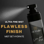 Buy Metabu Wonder Makeup Fixer Spray with Vitamin E & Rose Water – 80ml | Long-Lasting 12H Hold | Matte Finish | Hydrating & Lightweight Setting Spray for All Skin Types 80 ml - Purplle