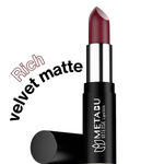 Buy Metabu Satin Matte Lipstick – Victoriyan Ruby 07 | Long Lasting 8H Wear, Highly Pigmented, Enriched with Vitamin E, Paraben-Free, Vegan Lip Color 4.2 gm - Purplle