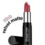 Buy Metabu Satin Matte Lipstick – Berry Blush 08 | Long Lasting 8H Wear, Highly Pigmented, Enriched with Vitamin E, Paraben-Free, Vegan Lip Color 4.2 gm - Purplle