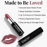 Buy Metabu Satin Matte Lipstick – Berry Blush 08 | Long Lasting 8H Wear, Highly Pigmented, Enriched with Vitamin E, Paraben-Free, Vegan Lip Color 4.2 gm - Purplle
