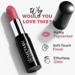 Buy Metabu Satin Matte Lipstick – Majestic Mauve 09 | Long Lasting 8H Wear, Highly Pigmented, Enriched with Vitamin E, Paraben-Free, Vegan Lip Color&nbsp; 4.2 gm - Purplle