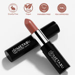 Buy Metabu Satin Matte Lipstick – Velvet Mocha 13 | Long Lasting 8H Wear, Highly Pigmented, Enriched with Vitamin E, Paraben-Free, Vegan Lip Color&nbsp; 4.2 gm - Purplle