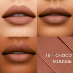 Buy Metabu Satin Matte Lipstick – Choco Mousse 16 | Long Lasting 8H Wear, Highly Pigmented, Enriched with Vitamin E, Paraben-Free, Vegan Lip Color&nbsp; 4.2 gm - Purplle