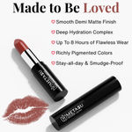 Buy Metabu Satin Matte Lipstick – Rich Caramel 17 | Long Lasting 8H Wear, Highly Pigmented, Enriched with Vitamin E, Paraben-Free, Vegan Lip Color&nbsp; 4.2 gm - Purplle