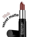 Buy Metabu Satin Matte Lipstick – Antique Rosewood 18 | Long Lasting 8H Wear, Highly Pigmented, Enriched with Vitamin E, Paraben-Free, Vegan Lip Color&nbsp; 4.2 gm - Purplle