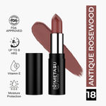 Buy Metabu Satin Matte Lipstick – Antique Rosewood 18 | Long Lasting 8H Wear, Highly Pigmented, Enriched with Vitamin E, Paraben-Free, Vegan Lip Color&nbsp; 4.2 gm - Purplle