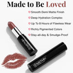 Buy Metabu Satin Matte Lipstick – Antique Rosewood 18 | Long Lasting 8H Wear, Highly Pigmented, Enriched with Vitamin E, Paraben-Free, Vegan Lip Color&nbsp; 4.2 gm - Purplle