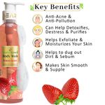 Buy Earthgenix Body Wash Strawberry with Free Loofah - 300 ml - Purplle