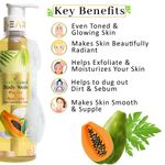 Buy Earthgenix Body Wash Papaya & Avocado with Free Loofah - 300 ml - Purplle