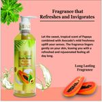 Buy Earthgenix Body Wash Papaya & Avocado with Free Loofah - 300 ml - Purplle