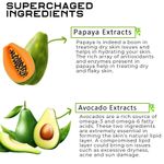 Buy Earthgenix Body Wash Papaya & Avocado with Free Loofah - 300 ml - Purplle