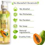Buy Earthgenix Body Wash Papaya & Avocado with Free Loofah - 300 ml - Purplle