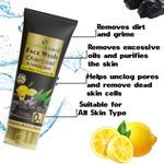 Buy Earthgenix Charcoal & Lemon Zest Face Wash with Pro-Vitamin B5 - 100 ml - Purplle