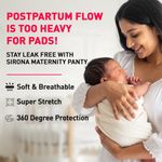Buy Sirona Maternity Pants | Leak-free Postpartum Periods | Comfortable, Soft & Breathable | Size L-XL | Pack of 10 - Purplle