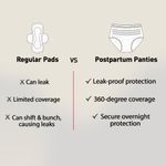 Buy Sirona Maternity Pants | Leak-free Postpartum Periods | Comfortable, Soft & Breathable | Size L-XL | Pack of 10 - Purplle