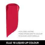 Buy Elle18 Liquid Lip Color, Smashing Red, 5.6 ml - Purplle