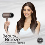 Buy Vega Dry-Up 2000W Hair Dryer for Men & Women with 3 Heat & 1 Speed Setting & Cool Shot Button, Blow Dryer for Women, Foldable Hair Dryer with Over Heat Cut-out, Effortless Hair Style, Brown (VHDH-36) 1 pc - Purplle