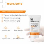 Buy DERMATOUCH Multivitamin SPF 50 PA+++ Sunscreen Gel | UVA-UVB Protection |Zero White Cast | Unisex | 30 gms - Purplle