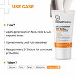 Buy DERMATOUCH Multivitamin SPF 50 PA+++ Sunscreen Gel | UVA-UVB Protection |Zero White Cast | Unisex | 30 gms - Purplle