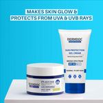 Buy DERMDOC Glow & Protect Combo (Combo of 2) | 2% Kojic Acid Glow Fusion Formula Night Cream (50 gm) | UVA & UVB Broad Spectrum Sun Protection Gel Cream with SPF 30 PA+++ (50 gm) - Purplle