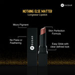 Buy SUGAR Cosmetics Nothing Else Matter Longwear Lipstick for Women | Lasts Up To 8+ Hours| Enriched with Vitamin E | 100% Vegan | 3.2 gm - 01 Browning Glory - Purplle
