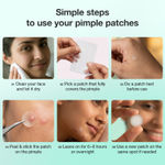 Buy Good Vibes Acne Clear Pimple Patch | Hydrocolloid Patches for Acne & Pimples | Cica, Neem & Salicylic Acid | Absorbs Pus & Oil | Reduces Redness, Shrinks Pimples Fast | Overnight Spot Treatment for Face – 36 Patches - Purplle