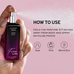 Buy mCaffeine FIEN Rush Perfume Gift Set for Women | 12 Hrs Long Lasting Eau De Parfum with Vanilla Muse & Cherry Wine - 20 ml x 4 (Pack of 4) - Purplle