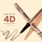 Buy Swiss Beauty BROWmance Pen | Fills In Sparse Hair | 8-Hour Stay | Waterproof | DEEP brown (1 ml) - Purplle