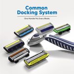 Buy LetsShave Pro 6 Acne-Friendly Razor for Men – Anti-Acne Shaving Kit with Beard Styling Back-Blade 1 pc - Purplle