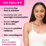 Buy Dot & Key Night Retinol + Ceramide Night Repair Cream | Hibiscus & Pomegranate Oil | Reduces Fine Lines & Wrinkles Lift Face Moisturizer With Hyaluronic Acid & Ceramides | 60ml - Purplle