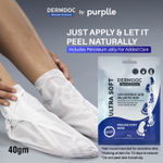 Buy DERMDOC by Purplle 15% Glycolic Acid & 4% Lactic Acid InstaPedi Foot Peeling Mask (40 gm) | Foot Mask For Baby Soft Feet | Removes & Heals, Dry & Cracked Skin - Purplle
