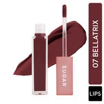 Buy SUGAR Cosmetics Mettle Matte Liquid Lipstick For Women | Highly Pigmented | Transferproof & Long Lasting |7Ml - 07 Bellatrix (Mauve Pink With Brown Undertones) - Purplle
