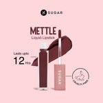 Buy SUGAR Cosmetics Mettle Matte Liquid Lipstick For Women | Highly Pigmented | Transferproof & Long Lasting |7Ml - 07 Bellatrix (Mauve Pink With Brown Undertones) - Purplle