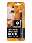 Buy SUGAR Cosmetics Stroke Of Genius Heavy-Duty Kohl with Sharpner | Long Lasting, Smudge Proof & Waterproof Kajal Pencil | Matte Finish | 1.2 gm - 01 Back To Black (Black) - Purplle