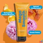 Buy Matrix Mega Smooth Sulfate-Free Liquid Hair Mask with Squalene & Bonding Blends for Gentle Care | Reviving Bond Repair Treatment | 5X Strength,Smoothens Hair | Safe for Chemically Treated Hair (250 ml) - Purplle