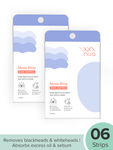 Buy Nua Nose Strip | Removes Blakcheads & Whiteheads | Absorbs Excess oil & Sebum | Pure Matcha and Witch Hazel | 100% Natural Extracts | Works within 10 minutes | Protects Skin Barrier | Safe on Skin, 6 Strips - Purplle