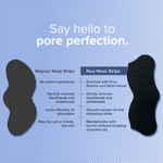 Buy Nua Nose Strip | Removes Blakcheads & Whiteheads | Absorbs Excess oil & Sebum | Pure Matcha and Witch Hazel | 100% Natural Extracts | Works within 10 minutes | Protects Skin Barrier | Safe on Skin, 6 Strips - Purplle