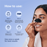 Buy Nua Nose Strip | Removes Blakcheads & Whiteheads | Absorbs Excess oil & Sebum | Pure Matcha and Witch Hazel | 100% Natural Extracts | Works within 10 minutes | Protects Skin Barrier | Safe on Skin, 6 Strips - Purplle