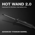Buy IKONIC PROFESSIONAL Hotwand 2.0 Hair Curling Wand for Women|Hair Curling Tong with Titanium Barrel| Digital Temperature Control & Auto Shut Off| 10 mm for Tighty Skinny Curls 1 pc - Purplle