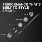 Buy IKONIC PROFESSIONAL Hotwand 2.0 Hair Curling Wand for Women|Hair Curling Tong with Titanium Barrel| Digital Temperature Control & Auto Shut Off| 10 mm for Tighty Skinny Curls 1 pc - Purplle