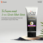 Buy Lacto Calamine 3-in-1 Charcoal Face Scrub-Mask-Wash for Skin Brightening Effect 100 ml - Purplle