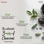 Buy Lacto Calamine 3-in-1 Charcoal Face Scrub-Mask-Wash for Skin Brightening Effect 100 ml - Purplle
