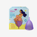 Buy PINQ POLKA Menstrual Cup Medium (1 Pc) - Purplle