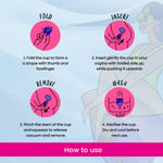 Buy PINQ POLKA Menstrual Cup Medium (1 Pc) - Purplle