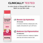 Buy Slouq Tinted Ceramide Lip Balm - Kojic Acid & Niacinamide - SPF50 PA+++ - Lip Lightening & Protection - Non-Sticky & Long Lasting - 5 gm (Pack Of 1) - Purplle
